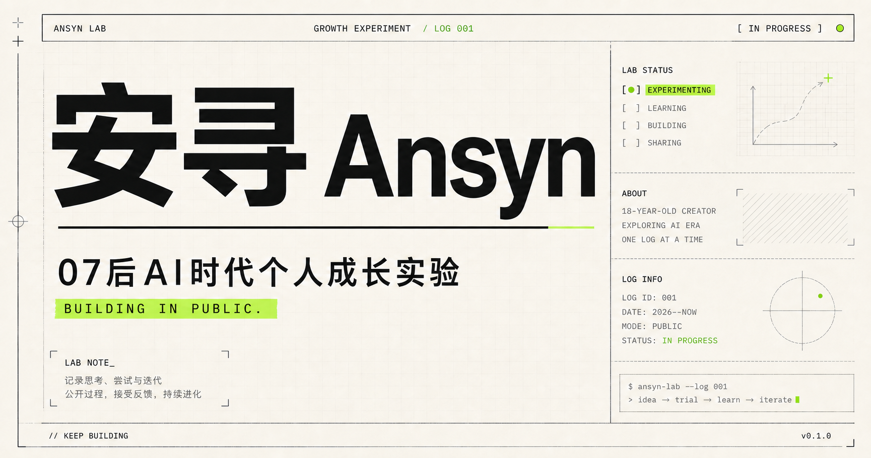 Ansyn Lab 个人网站预览图